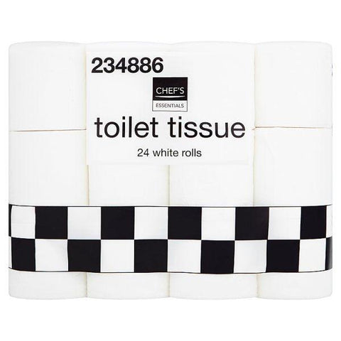 Chef's Essentials Toilet Tissue 24 White Rolls