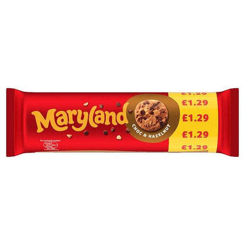 Maryland Cookies Choc & Hazelnut 200g (Case of 12)