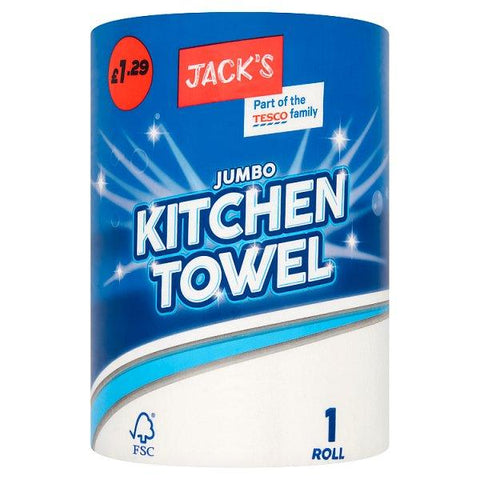 Jack's Jumbo Kitchen Towel 1 Roll (Case of 6)