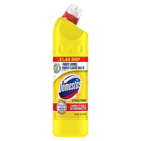 Domestos Thick Bleach Citrus Fresh 750 ml (Case of 9)