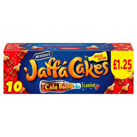 McVitie's Special Edition 10 Cola Bottle Flavour Jaffa Cakes (Case of 12)