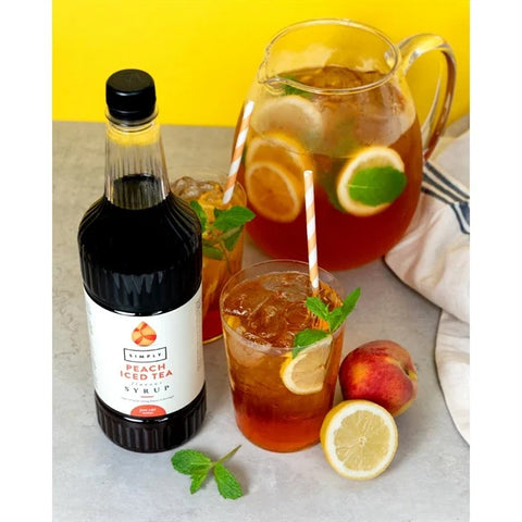 Simply Peach Iced Tea Syrup