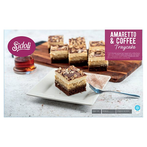 Sidoli Amaretto & Coffee Traycake 2.450kg