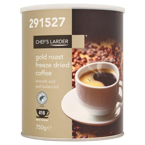 Chef's Larder Gold Roast Freeze Dried Coffee 750g