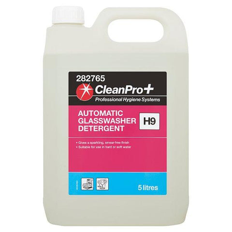 CleanPro+ Automatic Glasswasher Detergent H9 5 Litres