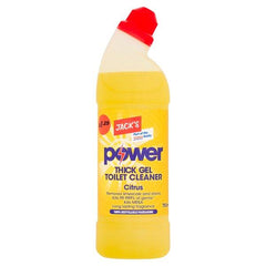 Jack's Power Thick Gel Toilet Cleaner Citrus 750ml (Case of 9)