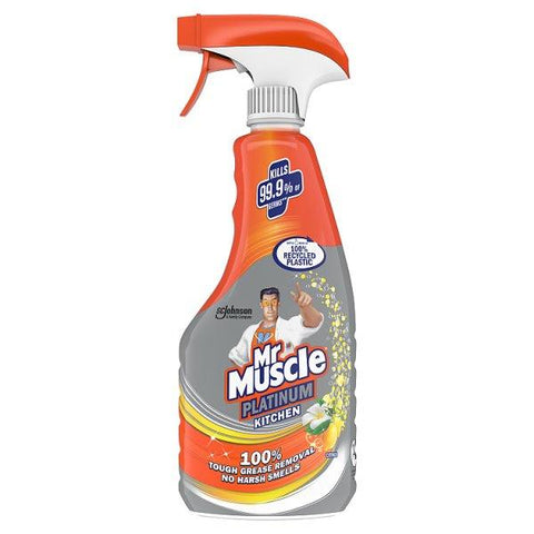 Mr Muscle Platinum Kitchen Cleaning Spray 500ml (Case of 10)