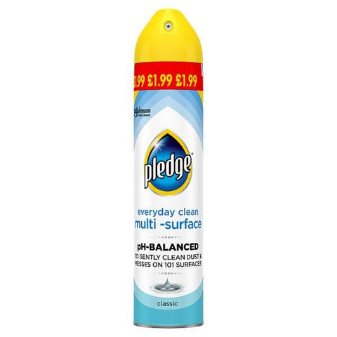 Pledge Multi-Surface Aerosol, 250ml (Case of 6)