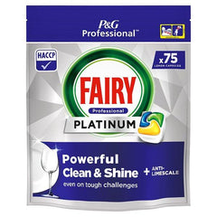 Fairy Professional Platinum Dishwasher Tablets, Fresh Lemon Scent, Washes, Powerful Clean & Shine