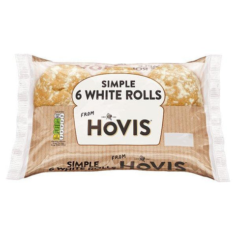 Hovis Simple 6 White Rolls