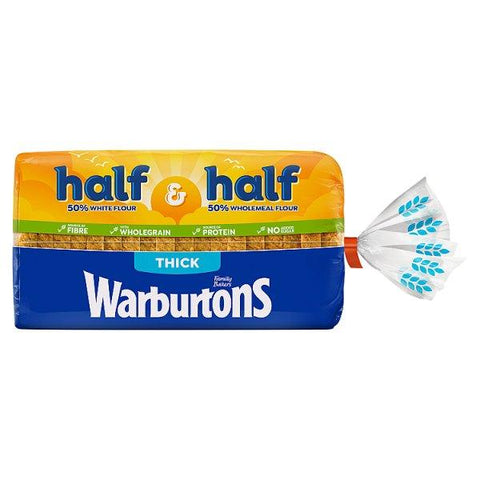 Warburtons Half & Half Thick 800g