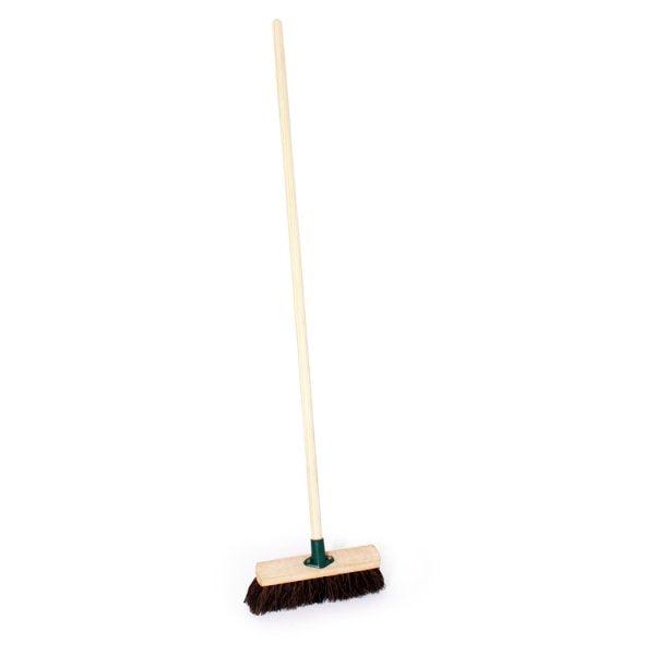 CB Stiff Broom & Handle 28cm - Honesty Sales U.K