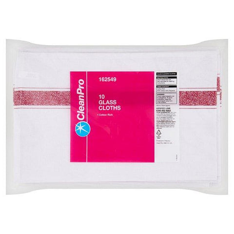 CleanPro 10 Glass Cloths