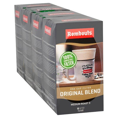 Rombouts Original Blend One Cup Filter Coffee 4 x 10 (4 x 70g)