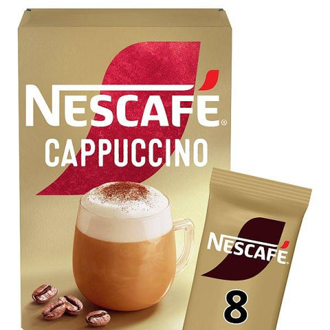 Nescafe Cappuccino Instant Coffee 8 x 15.5g Sachets £2.49 PMP (Case of 6)