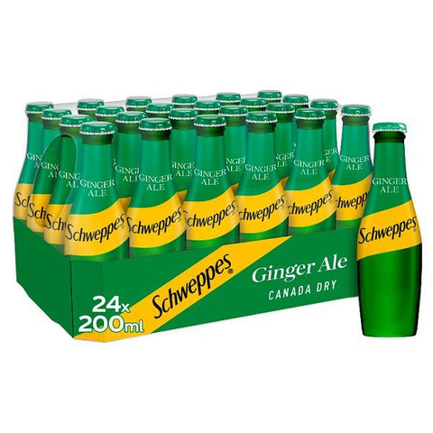 Schweppes Canada Dry Ginger Ale 200ml (Case of 24)