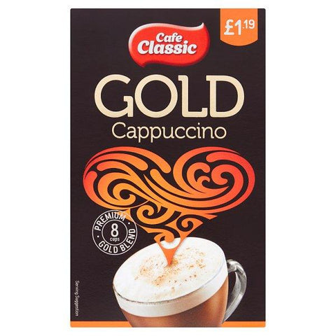 Cafe Classic Gold Cappuccino 8 x 14g (112g) (Case of 8)