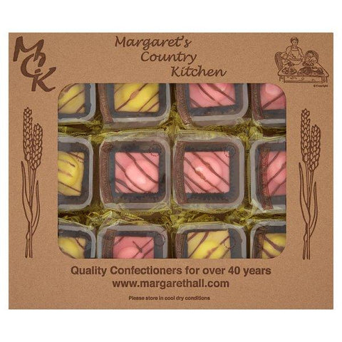 Margaret's Country Kitchen Strawberry and Lemon Fondant Fancy (Case of 12)