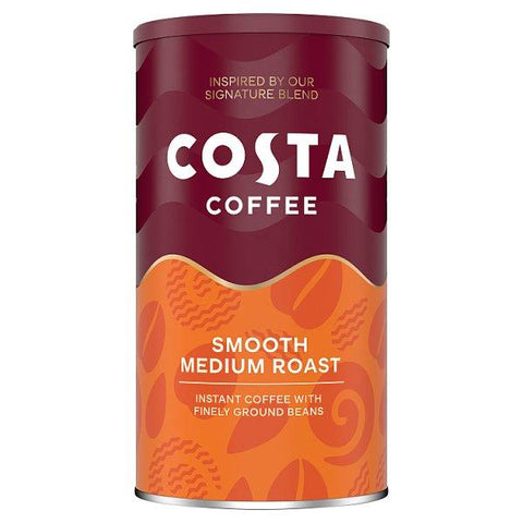 Costa Coffee Smooth Medium Roast 100g (Case of 6)