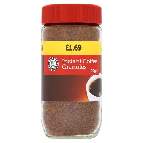 Euro Shopper Instant Coffee Granules 90g (Case of 12)