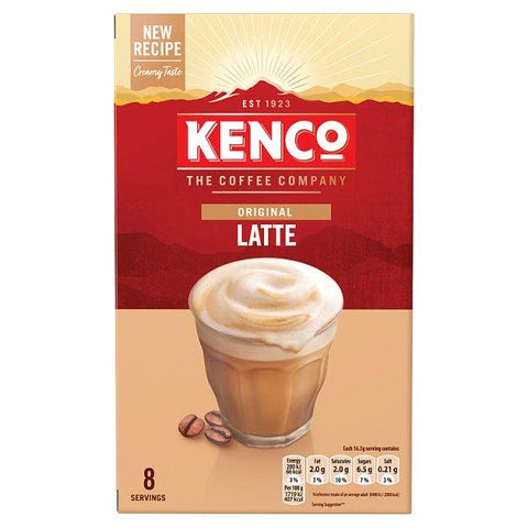 KENCO Original Latte 8 x 16.3g (130.4g) (Case of 5)