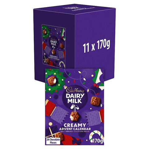 Cadbury Dairy Milk Creamy Advent Calendar 170g (Case of 11)