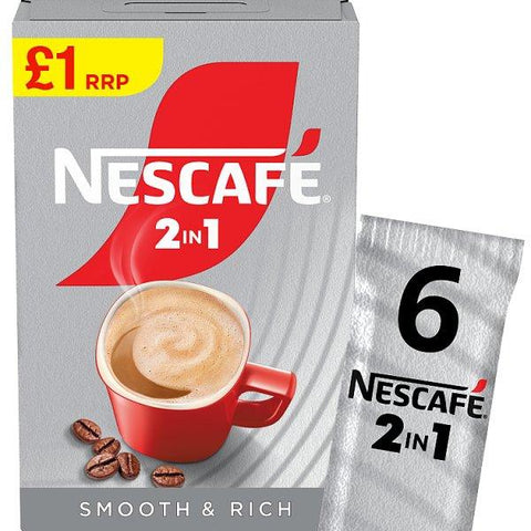 Nescafé 2 in 1 6 x 9g (54g) (Case of 11)