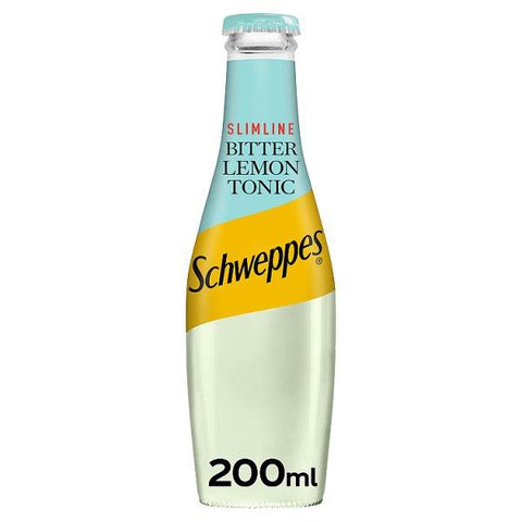 Schweppes Slimline Bitter Lemon 200ml (Case of 24)