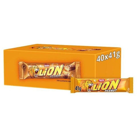 Lion Peanut Chocolate Bar 41g (Case of 40)