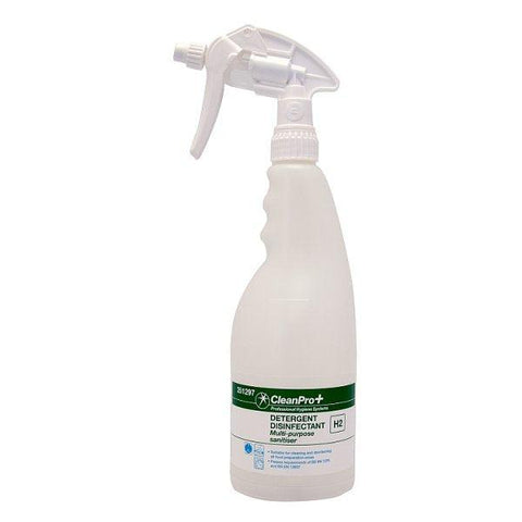 CleanPro+ Detergent Disinfectant Multi-Purpose Sanitiser H2 (Empty Bottle)