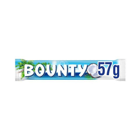 Bounty Coconut & Milk Chocolate Snack Bar Duo 57g (Case of 24)