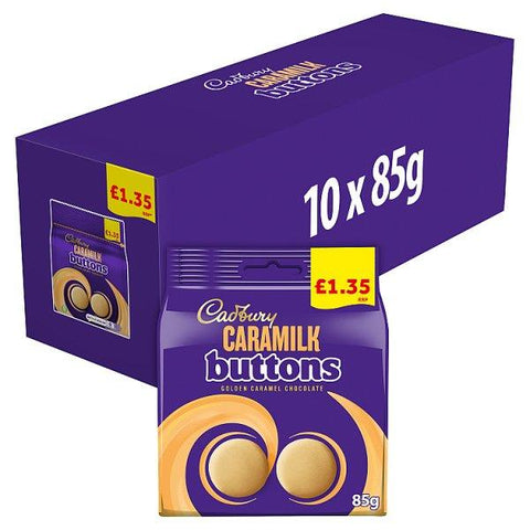 Cadbury Caramilk Golden Caramel Buttons Chocolate Bag 85g