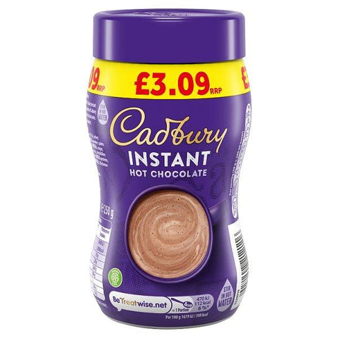 Cadbury Instant Hot Chocolate 250g (Case of 6)