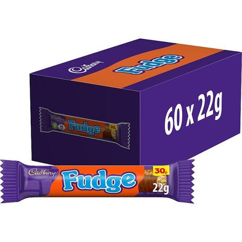 Cadbury Fudge Chocolate Bar 22g (Case of 60)