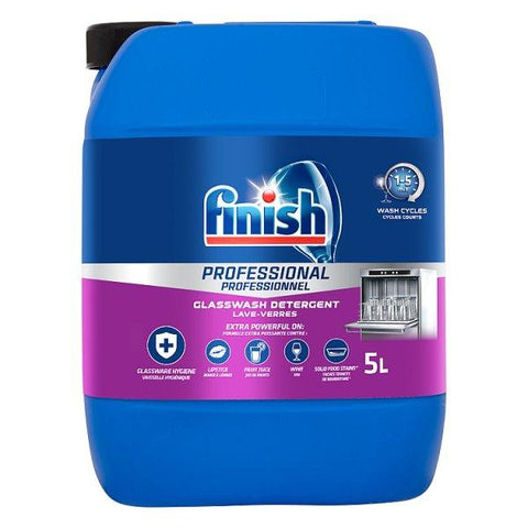 Finish Professional Glasswash Detergent 5L