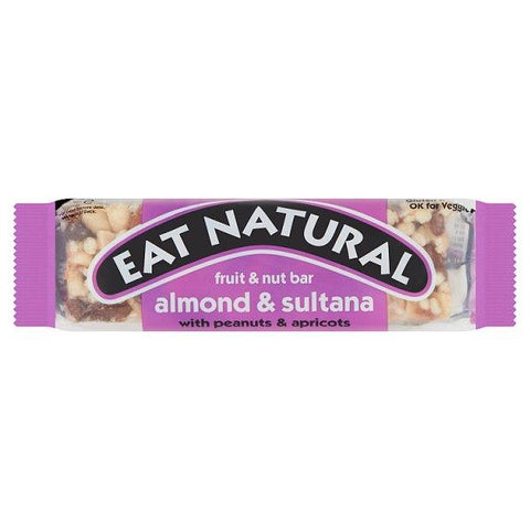 Eat Natural Fruit & Nut Bar Almond & Sultana with Peanuts & Apricots 50g (Case of 12)