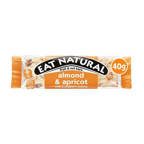 Eat Natural Almond & Apricot with a Yoghurt Coating Fruit & Nut Bars 40g (Case of 144)