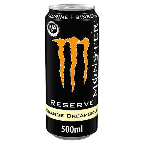 Monster Energy Drink Reserve Orange Dreamsicle 12 x 500ml (Case of 12)