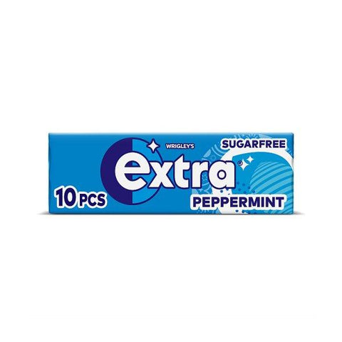 Extra Peppermint Sugarfree Chewing Gum 10 Pieces (Case of 30)