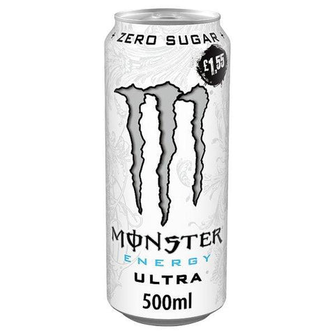 Monster Energy Drink Ultra Zero Sugar 12 x 500ml (Case of 12)