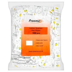 Preema Lemon Scented Wet Wipes 1000 Pieces