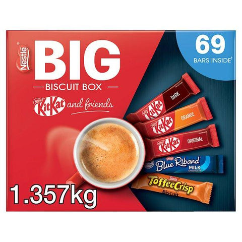 Nestle Kitkat and Friends Big Biscuit Box 69 Assorted Biscuit Box 1.357kg