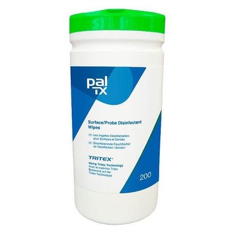 PAL TX Surface/Probe Disinfectant Wipes - Small 200