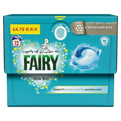 Fairy Non Bio PODS®, 12 Washes (Case of 4)