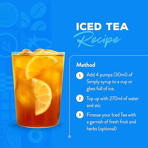 Simply Sugar Free Peach Iced Tea Syrup