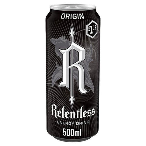 Relentless Origin Energy Drink 12 x 500ml (Case of 12)