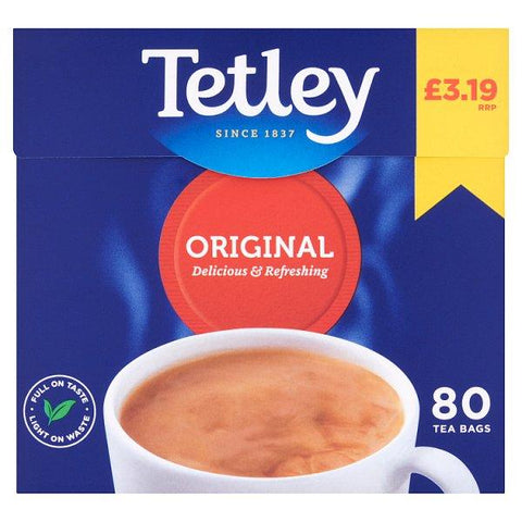 Tetley Original Tea Bags 250g (Case of 6)