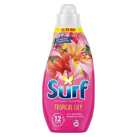 Surf Laundry Washing Tropical Lily 24 washes (Case of 4)