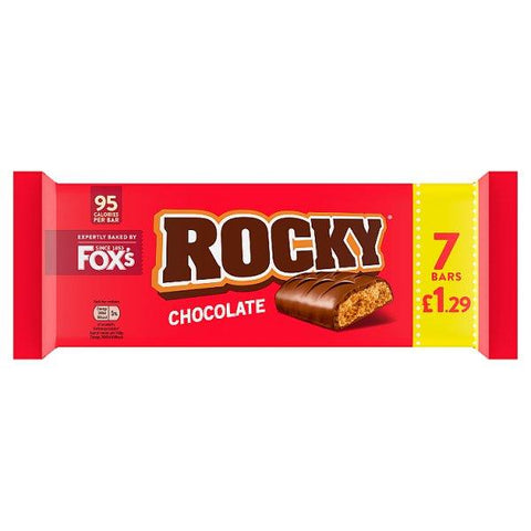 Fox's Rocky Chocolate Bars 7 x 19g (133g) (Case of 12)