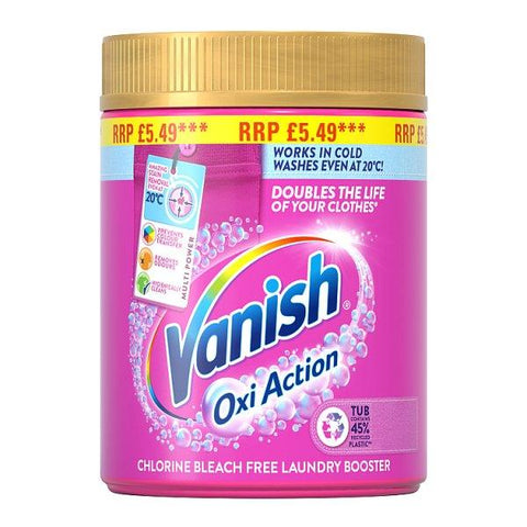 Vanish Laundry Booster and Stain Remover Powder Colours 6x470g PMP (Case of 6)